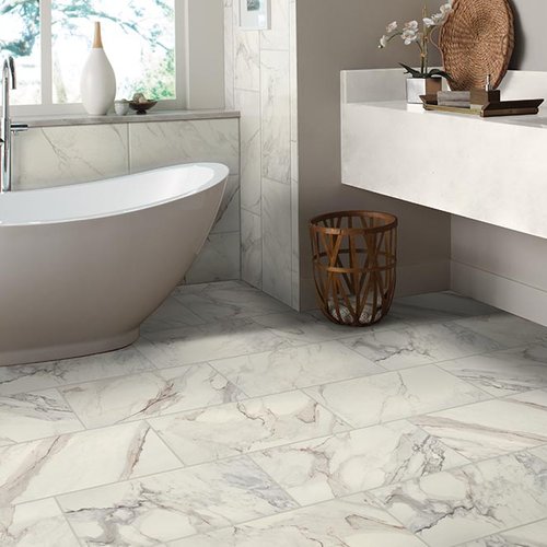 Bathroom Porcelain Marble Tile - CarpetsPlus of St. Louis in St. Louis, MO